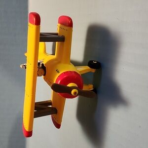 Department 56 yellow airplane